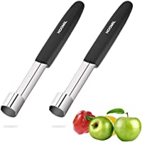 HOOMIL Descorazonador de Manzanas- Acero Inoxidable Corer De Manzana y Pera para Hogar Cocina - 2 Piezas